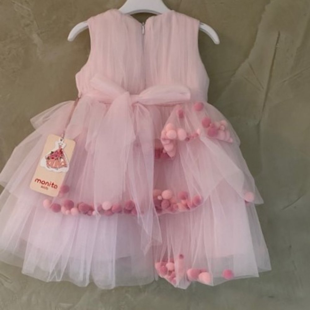 Tutu Dress/ Party Dress/ Kids Tutu/ Birthday Dress/ Christmas Dress/Flower Girl - Picture 6 of 6
